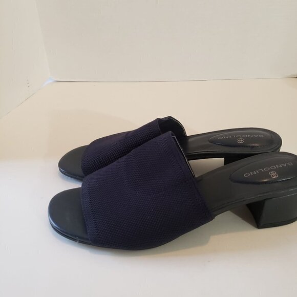 Bandolino Dark Blue Fabric size 7.5 - Picture 4 of 11